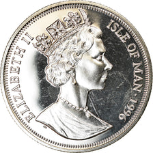 Moneta, Isola di Man, Crown, 1996, Pobjoy Mint, La légende d'Arthur - Le roi