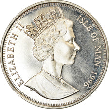Coin, Isle of Man, Crown, 1996, Pobjoy Mint, La légende d'Arthur - Sir
