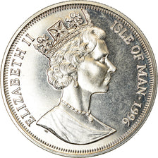 Monnaie, Isle of Man, Crown, 1996, Pobjoy Mint, La légende d'Arthur - Camelot
