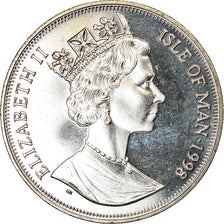 Monnaie, Isle of Man, Crown, 1998, Pobjoy Mint, Année de l'océan - Baleine