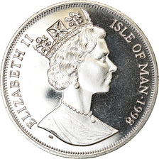 Münze, Isle of Man, Crown, 1998, Pobjoy Mint, Année de l'océan - Pingouins et
