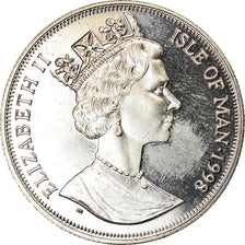 Coin, Isle of Man, Crown, 1998, Pobjoy Mint, Année de l'océan - Requin