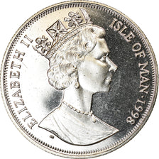 Coin, Isle of Man, Crown, 1998, Pobjoy Mint, Année de l'océan - Requin