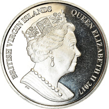 Coin, BRITISH VIRGIN ISLANDS, Dollar, 2017, Franklin Mint, Hippocampes, MS(63)