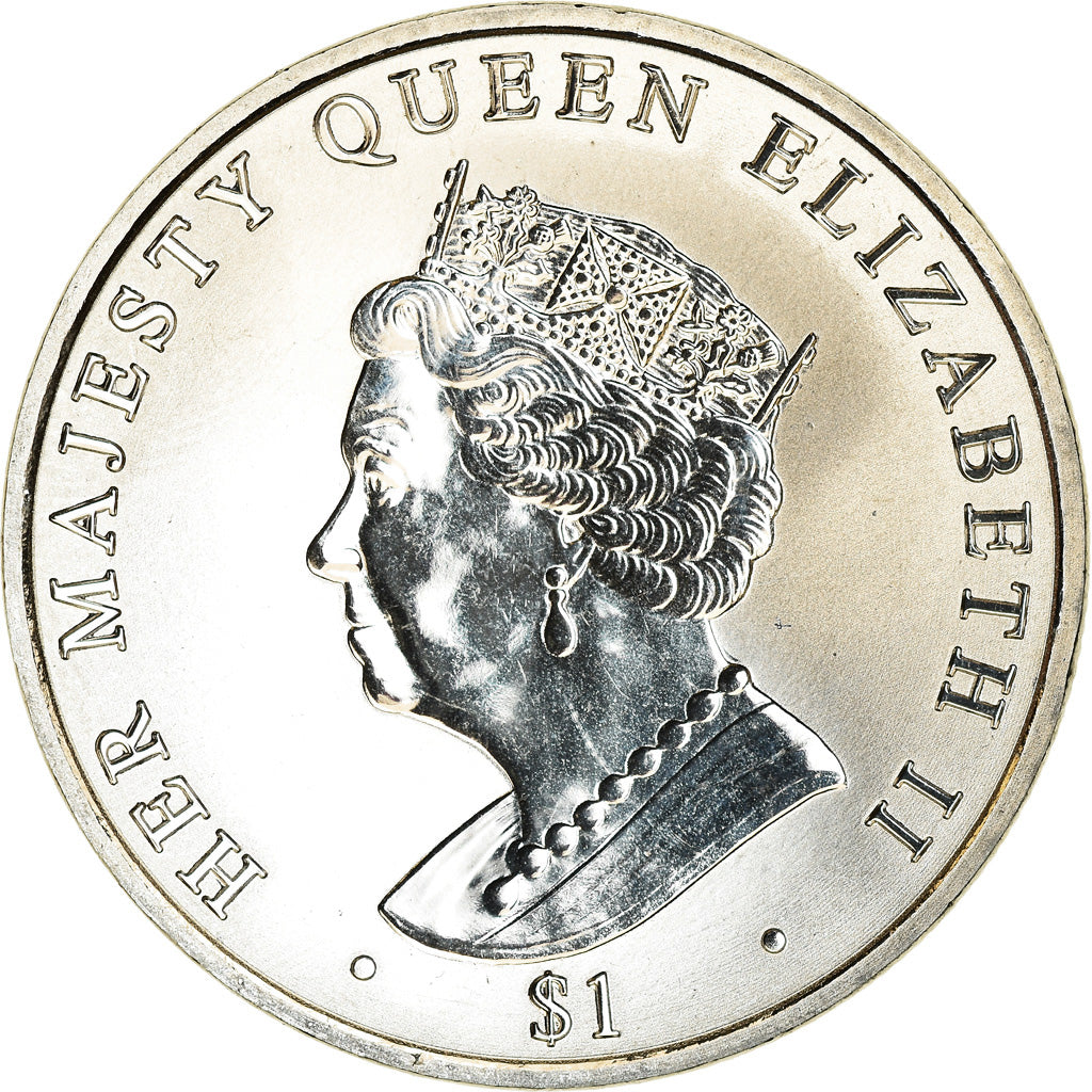 Münze, BRITISH VIRGIN ISLANDS, Dollar, 2017, Franklin Mint, Jubilé de saphir