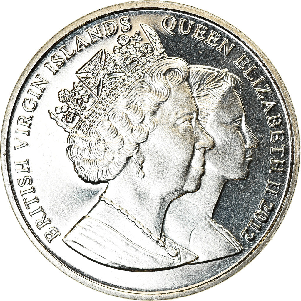 Coin, BRITISH VIRGIN ISLANDS, Dollar, 2012, Franklin Mint, Gymnastique, MS(63)