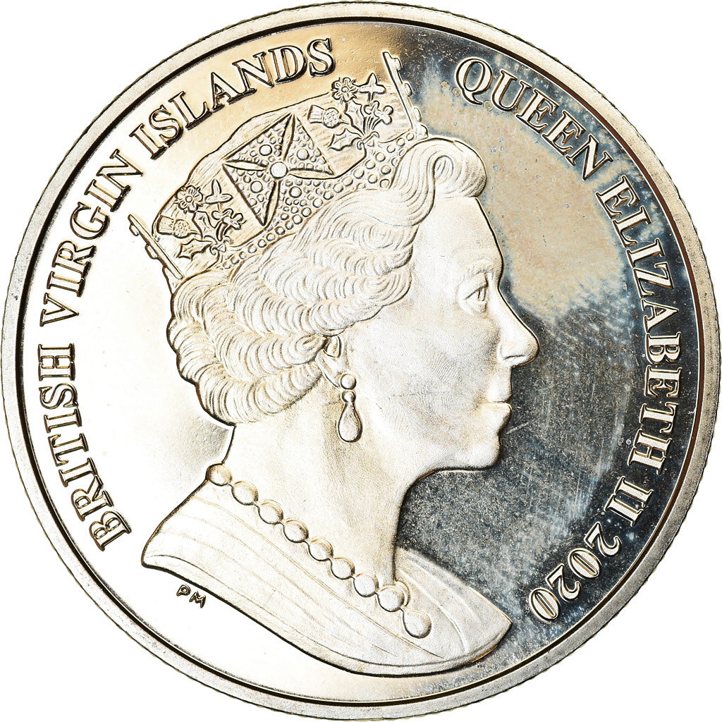 Coin, BRITISH VIRGIN ISLANDS, Dollar, 2020, Franklin Mint, Mayflower, MS(63)