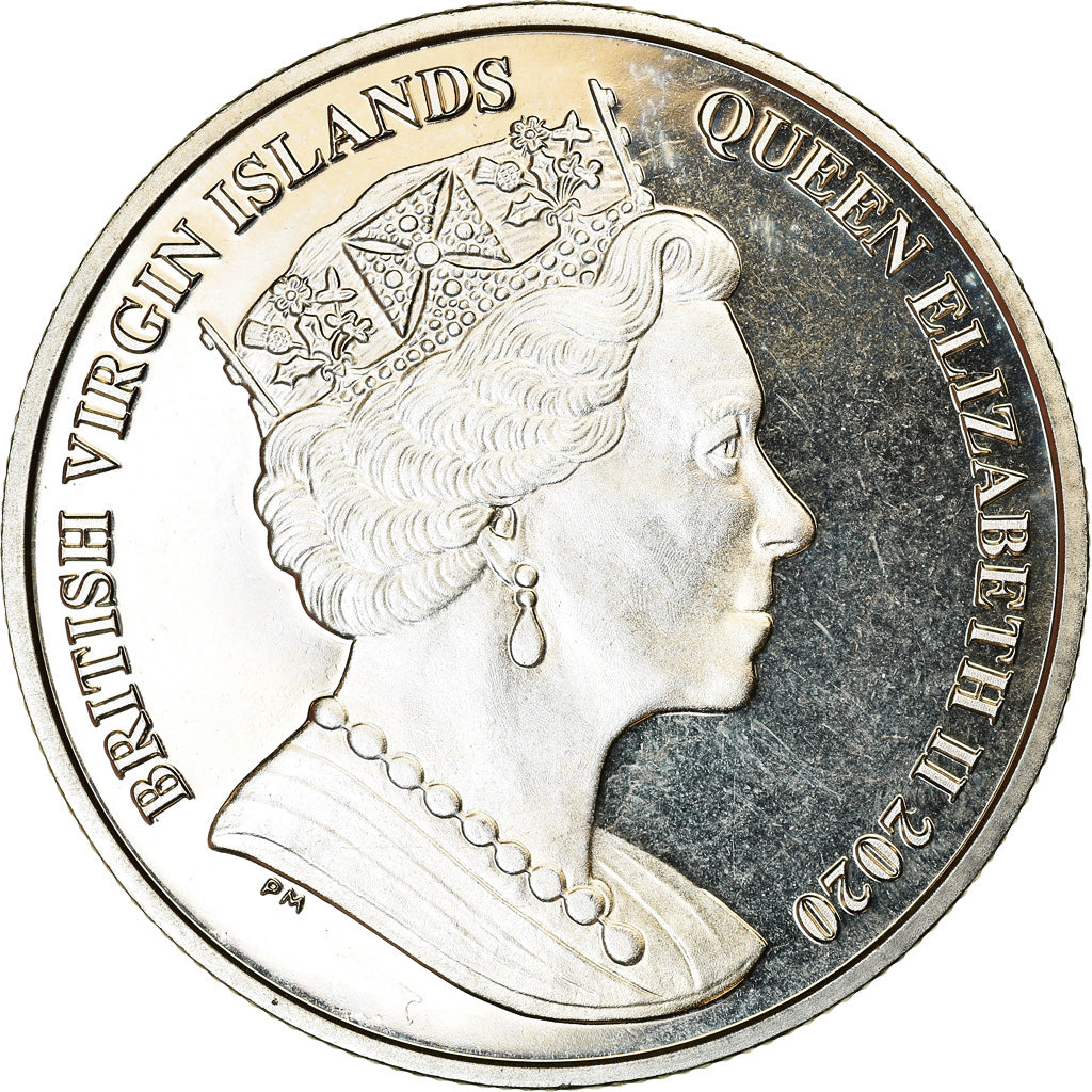 Coin, BRITISH VIRGIN ISLANDS, Dollar, 2020, Franklin Mint, Mayflower, MS(63)