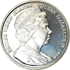 Coin, BRITISH VIRGIN ISLANDS, Dollar, 2010, Franklin Mint, Coupe du monde de