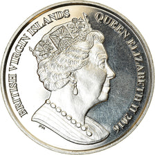 Coin, BRITISH VIRGIN ISLANDS, Dollar, 2016, Franklin Mint, Golf, MS(63)