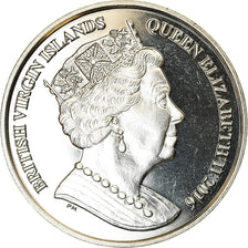Coin, BRITISH VIRGIN ISLANDS, Dollar, 2016, Franklin Mint, Rugby, MS(63)