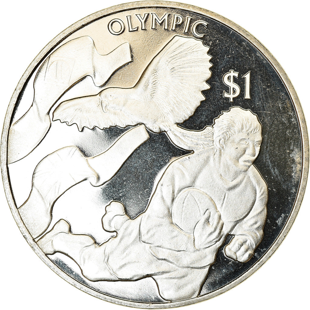Coin, BRITISH VIRGIN ISLANDS, Dollar, 2016, Franklin Mint, Rugby, MS(63)