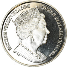Moeda, Ilhas Virgens Britânicas, Dollar, 2016, Franklin Mint, Triathlon
