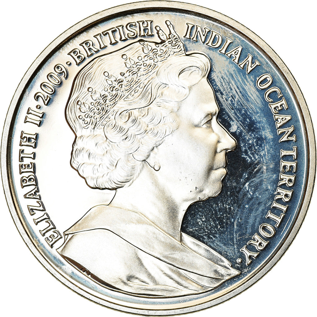Coin, British Indian Ocean, 2 Pounds, 2009, Première pièce commémorative