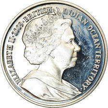 Coin, British Indian Ocean, 2 Pounds, 2009, Première pièce commémorative