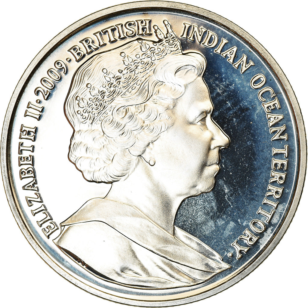 Coin, British Indian Ocean, 2 Pounds, 2009, Première pièce commémorative