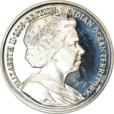 Coin, British Indian Ocean, 2 Pounds, 2009, Première pièce commémorative