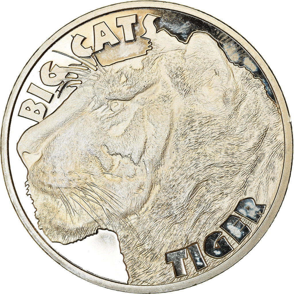 Münze, Sierra Leone, Dollar, 2020, British Royal Mint, Félins - Tigre, UNZ