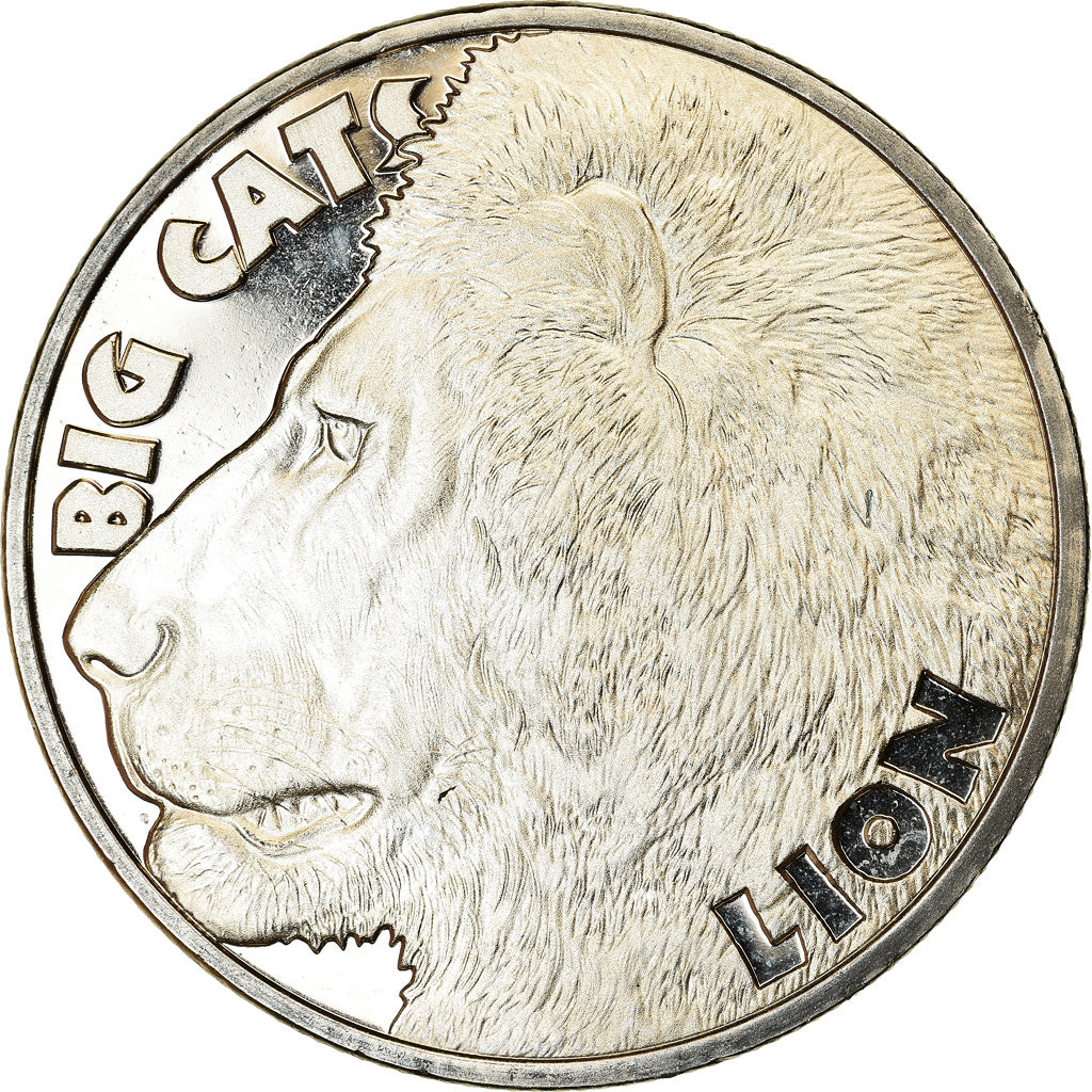 Coin, Sierra Leone, Dollar, 2020, British Royal Mint, Félins - Lion, MS(63)