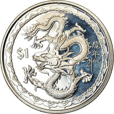 Coin, Sierra Leone, Dollar, 2000, British Royal Mint, Dragon, MS(63)