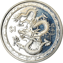 Coin, Sierra Leone, Dollar, 2000, British Royal Mint, Dragon, MS(63)