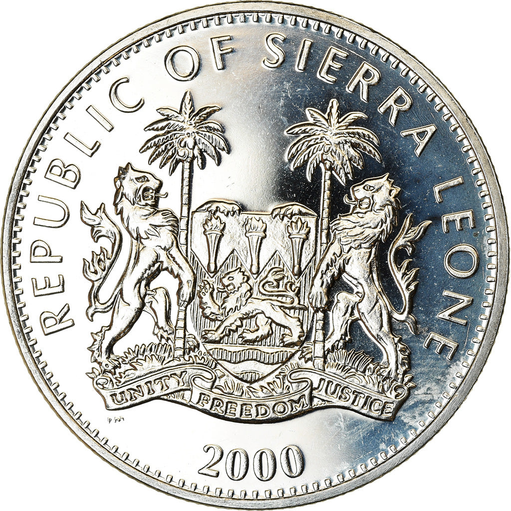 Coin, Sierra Leone, Dollar, 2000, British Royal Mint, Dragon, MS(63)