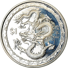 Coin, Sierra Leone, Dollar, 2000, British Royal Mint, Dragon, MS(63)