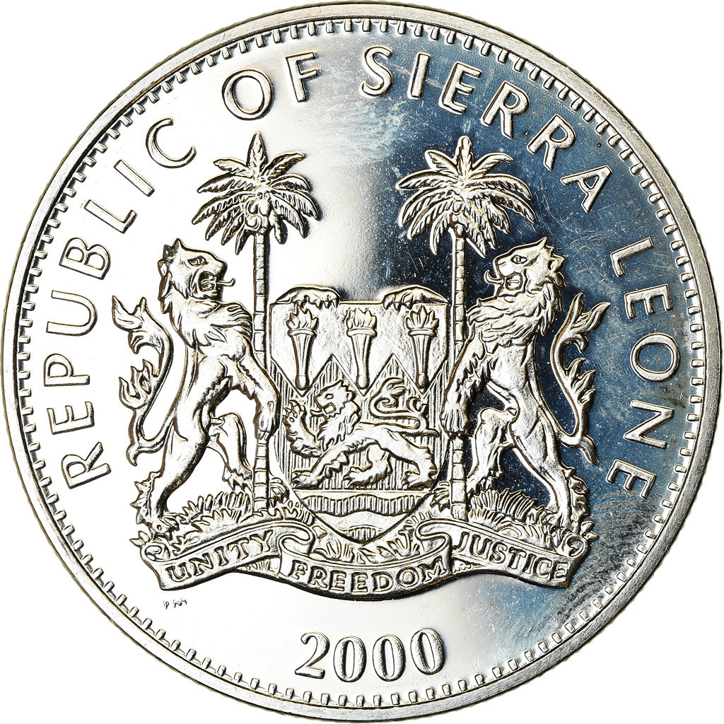 Coin, Sierra Leone, Dollar, 2000, British Royal Mint, Dragon, MS(63)