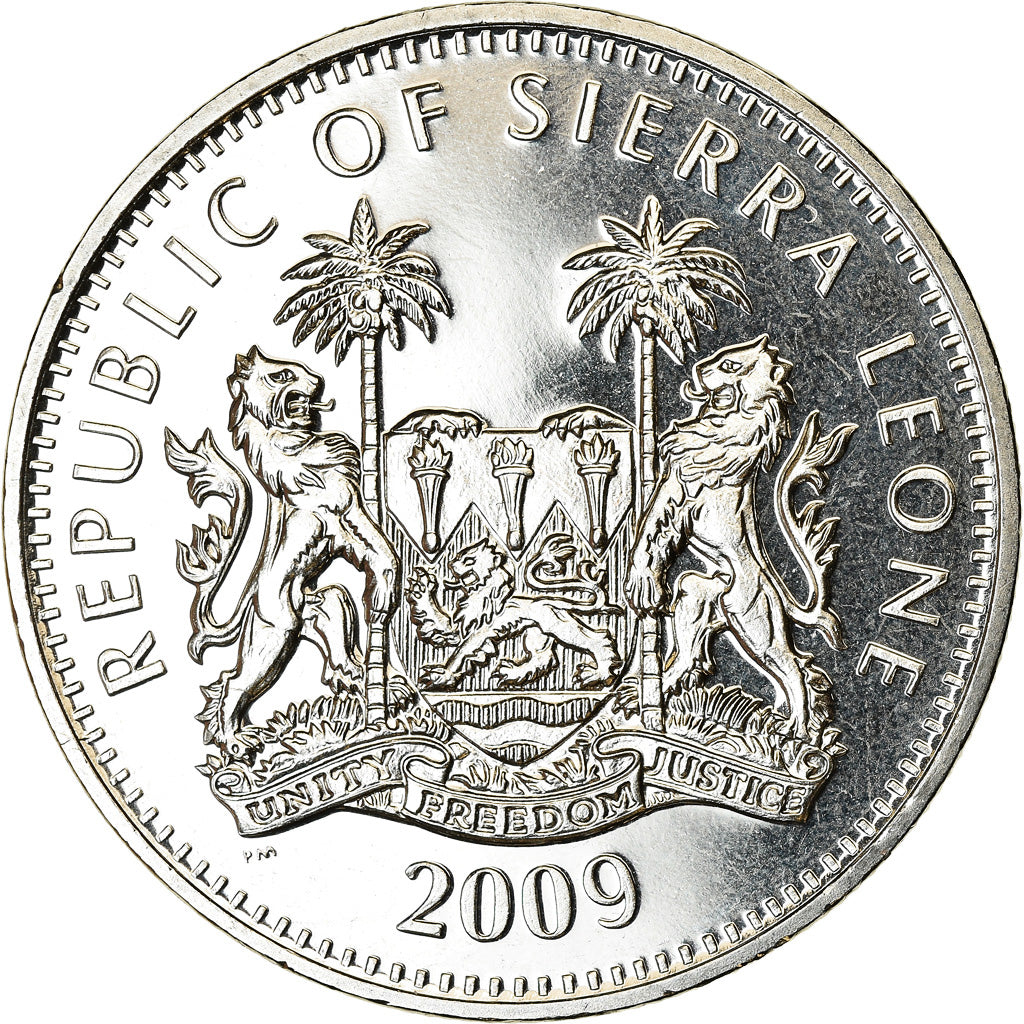 Coin, Sierra Leone, Dollar, 2009, British Royal Mint, Jeux olympiques de