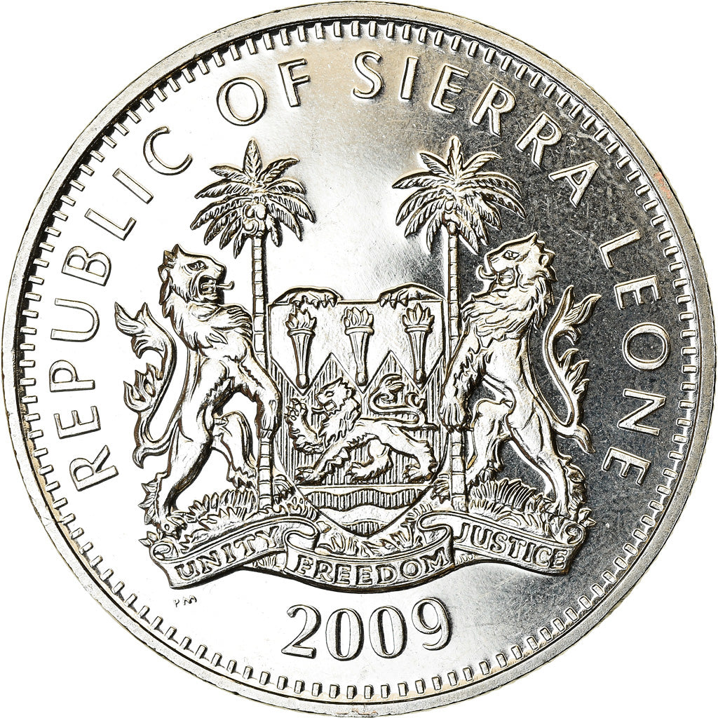 Coin, Sierra Leone, Dollar, 2009, British Royal Mint, Jeux olympiques de
