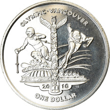 Coin, Sierra Leone, Dollar, 2009, British Royal Mint, Jeux olympiques d'hiver