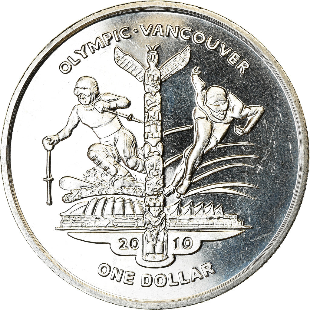 Coin, Sierra Leone, Dollar, 2009, British Royal Mint, Jeux olympiques d'hiver