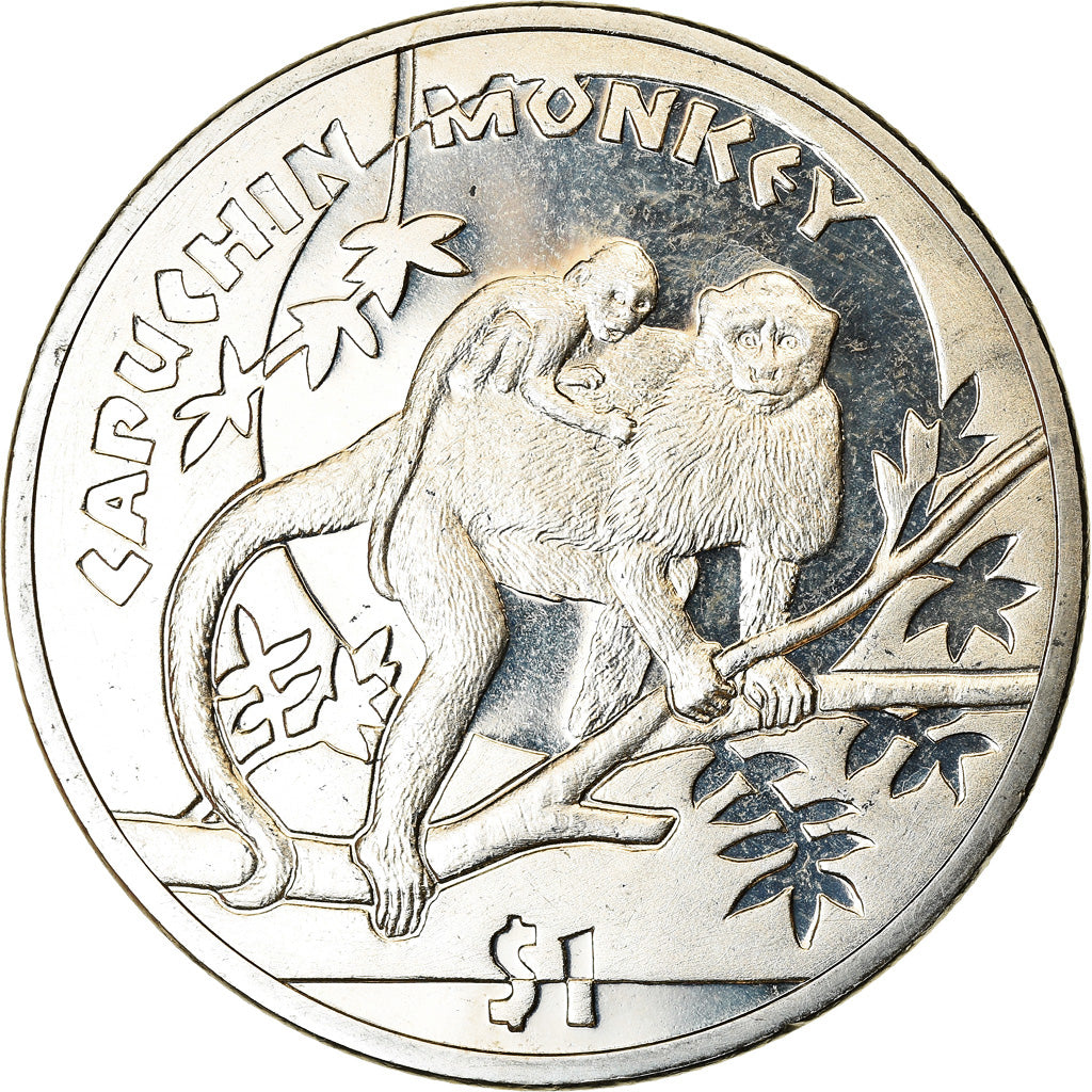 Coin, Sierra Leone, Dollar, 2009, British Royal Mint, Singes - Cercopithèque