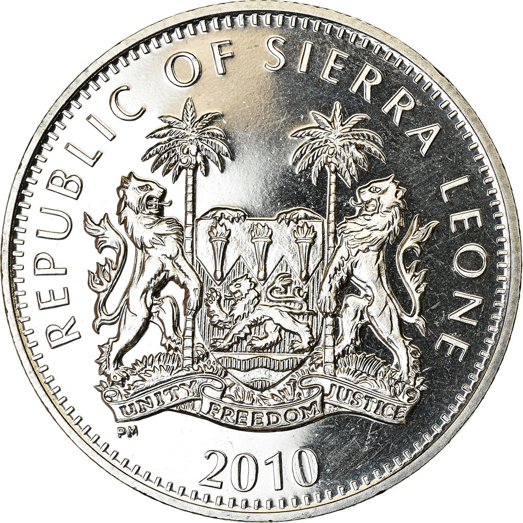 Coin, Sierra Leone, Dollar, 2010, British Royal Mint, Coupe du monde de