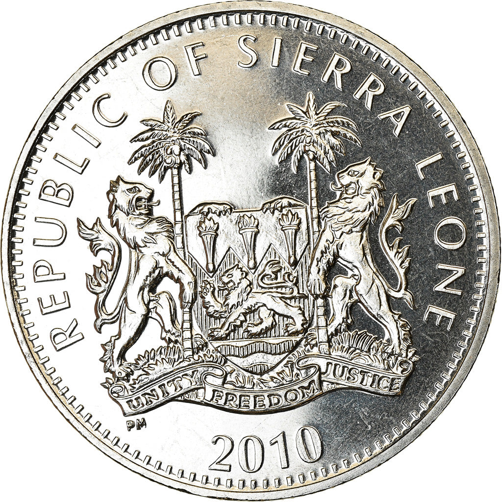 Coin, Sierra Leone, Dollar, 2010, British Royal Mint, Coupe du monde de