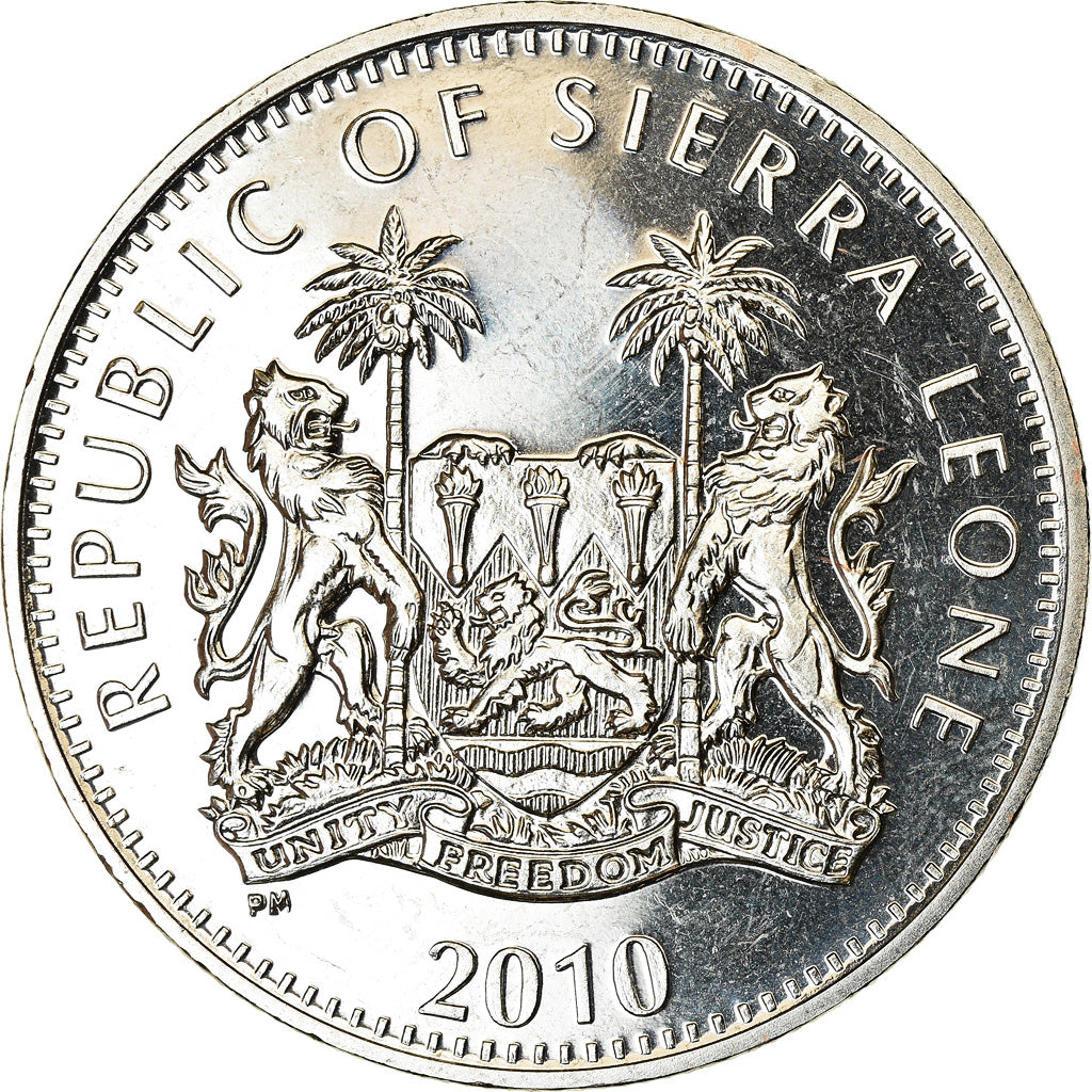 Coin, Sierra Leone, Dollar, 2010, British Royal Mint, Coupe du monde de