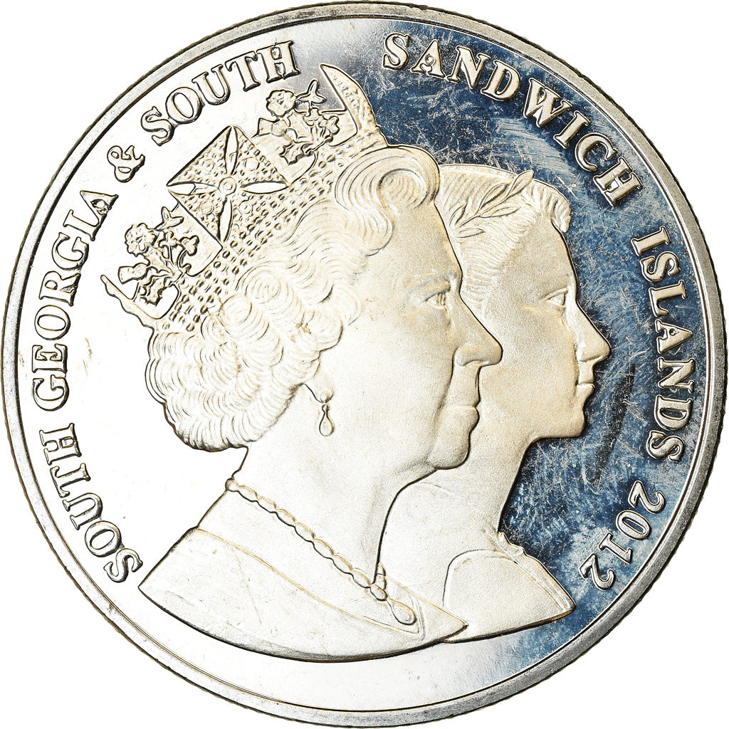 Coin, South Georgia and the South Sandwich Islands, 2 Pounds, 2012, William et
