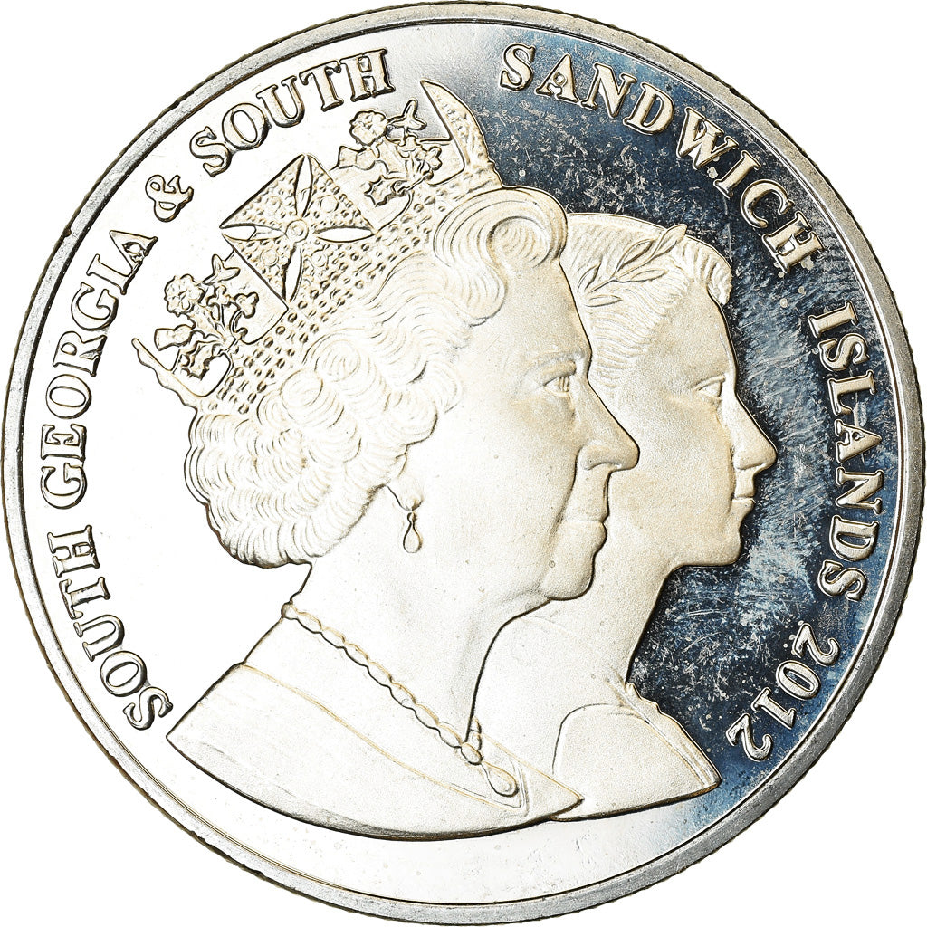 Coin, South Georgia and the South Sandwich Islands, 2 Pounds, 2012, William et
