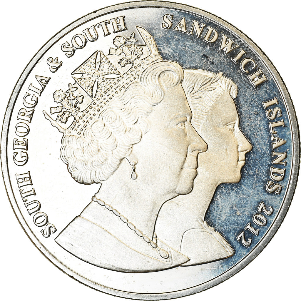 Coin, South Georgia and the South Sandwich Islands, 2 Pounds, 2012, William et