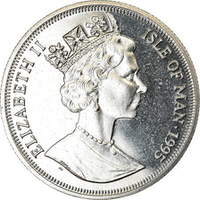 Monnaie, Isle of Man, Crown, 1995, Pobjoy Mint, Ballons des frères Montgolfier