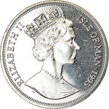 Coin, Isle of Man, Crown, 1995, Pobjoy Mint, Messerschmitt 262, MS(63)