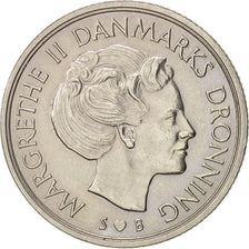 Coin, Denmark, Margrethe II, Krone, 1978, Copenhagen, AU(50-53), Copper-nickel