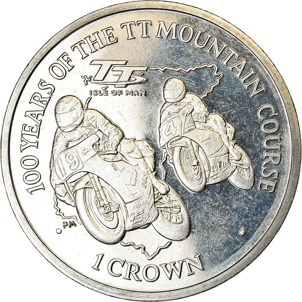 Coin, Isle of Man, Crown, 2011, Pobjoy Mint, TT Mountain Course, MS(63)