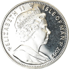 Coin, Isle of Man, Crown, 2005, Pobjoy Mint, Bicentenaire de Trafalgar -