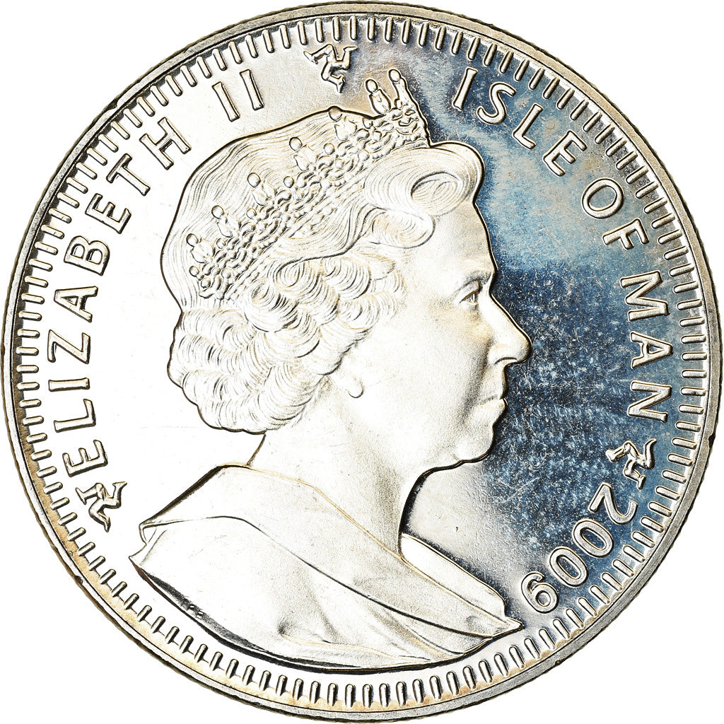 Coin, Isle of Man, Crown, 2009, Pobjoy Mint, Chute du mur de Berlin, MS(63)