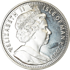 Coin, Isle of Man, Crown, 2009, Pobjoy Mint, Vol d'essai du Concorde, MS(63)