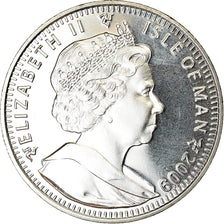 Coin, Isle of Man, Crown, 2009, Pobjoy Mint, Vol d'essai du Concorde, MS(63)