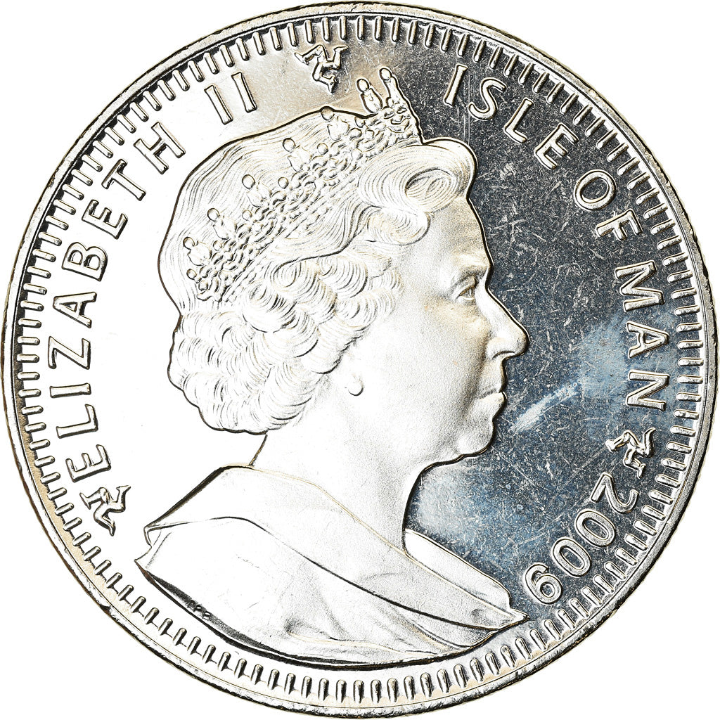 Coin, Isle of Man, Crown, 2009, Pobjoy Mint, Henri VIII, MS(63), Cupro-nickel