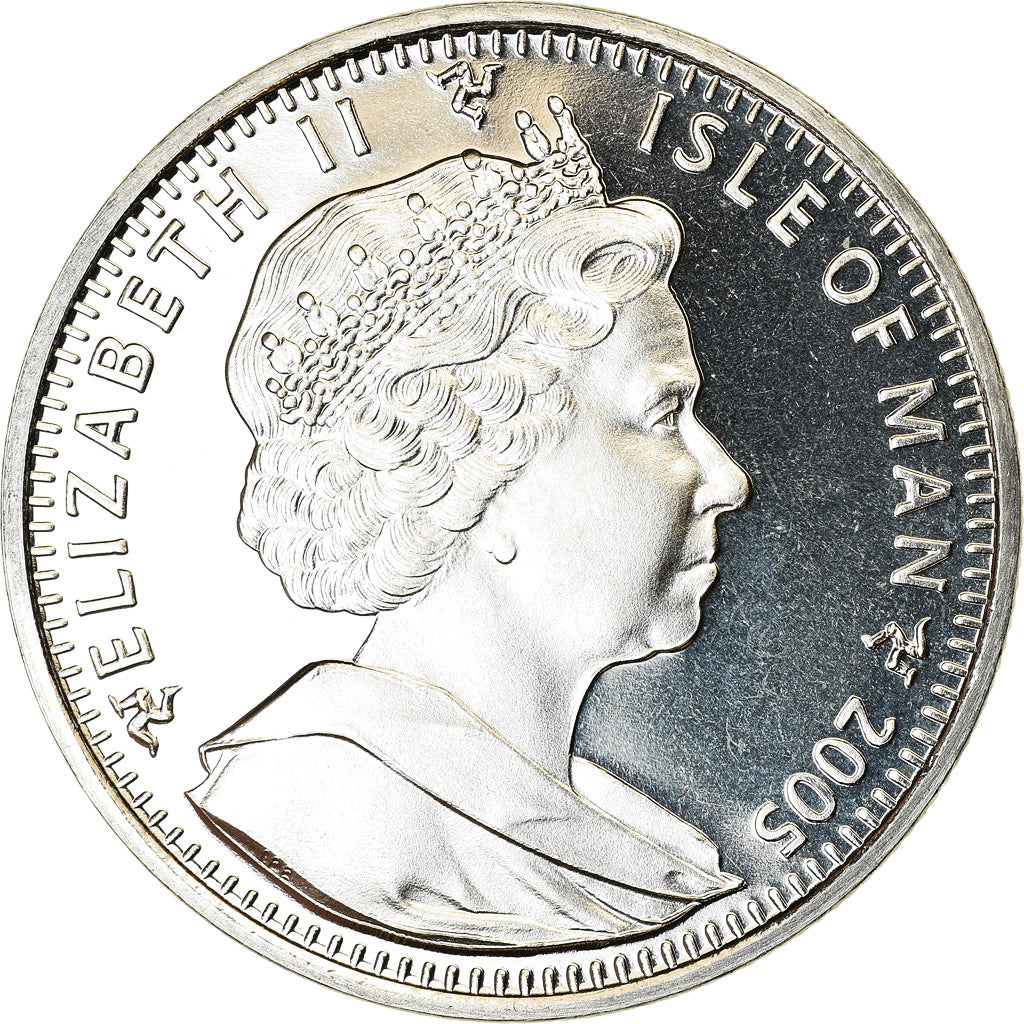 Coin, Isle of Man, Crown, 2005, Pobjoy Mint, Trafalgar - Horatio Nelson, MS(63)