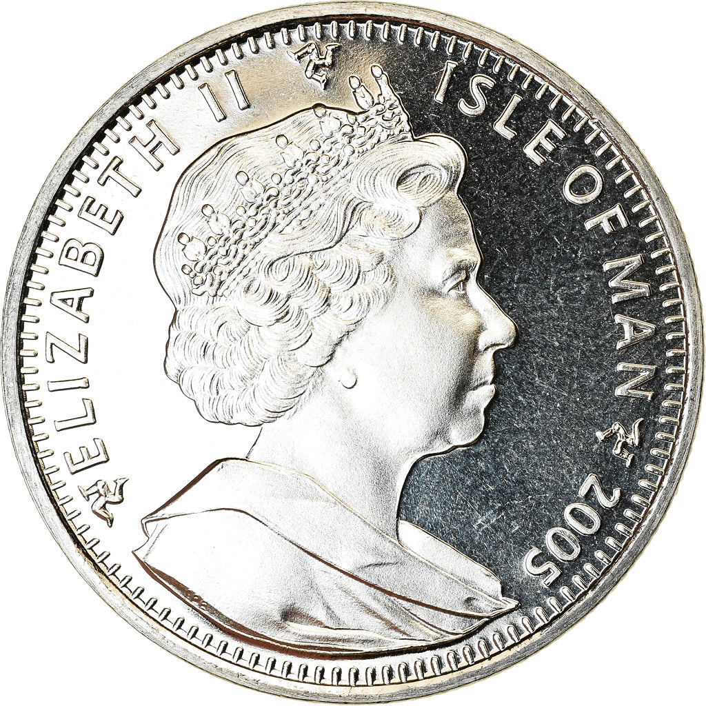 Coin, Isle of Man, Crown, 2005, Pobjoy Mint, Trafalgar - Horatio Nelson, MS(63)